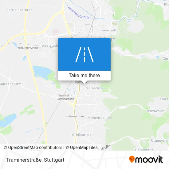 Карта Traminerstraße