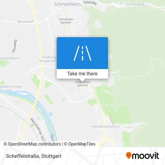 Карта Scheffelstraße
