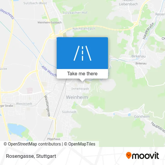 Карта Rosengasse