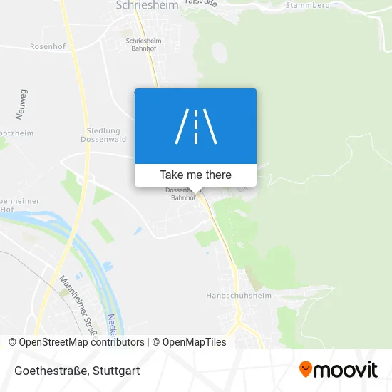 Карта Goethestraße