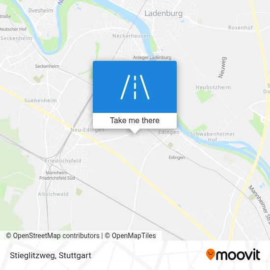 Stieglitzweg map