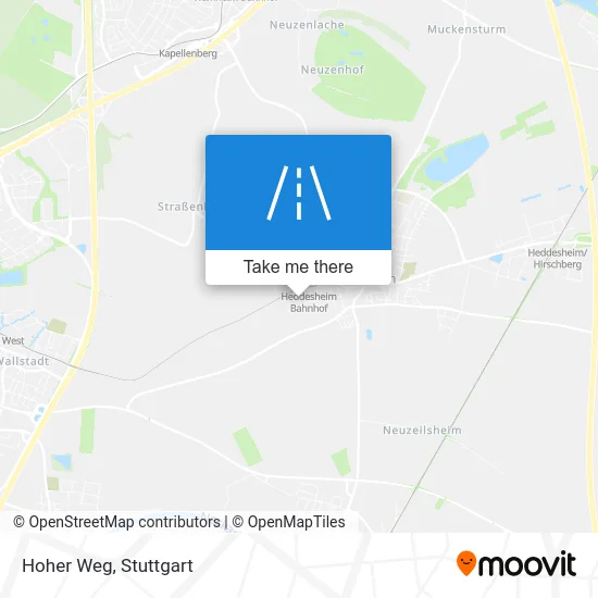 Карта Hoher Weg