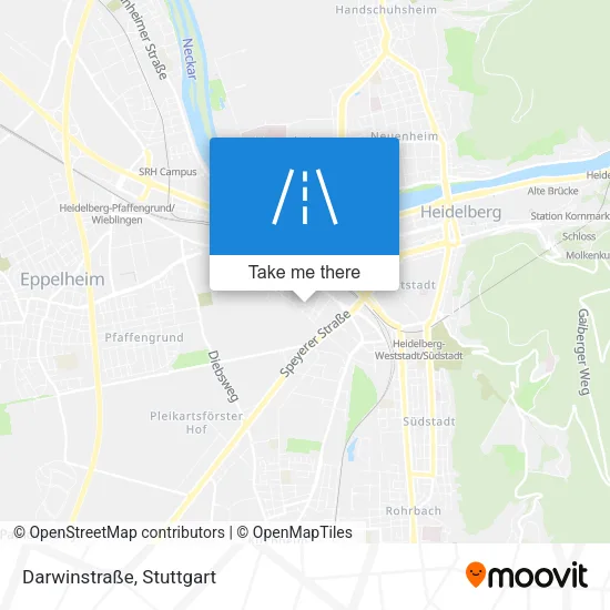 Карта Darwinstraße