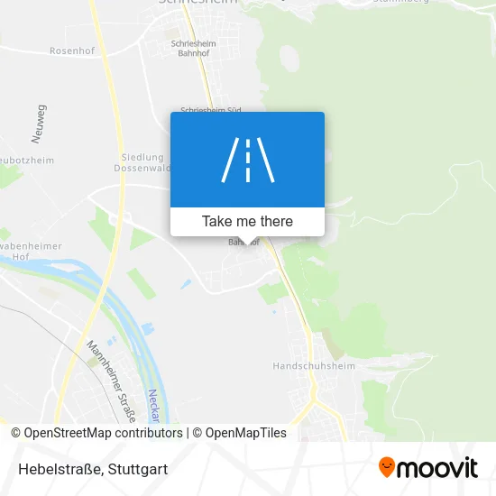 Карта Hebelstraße