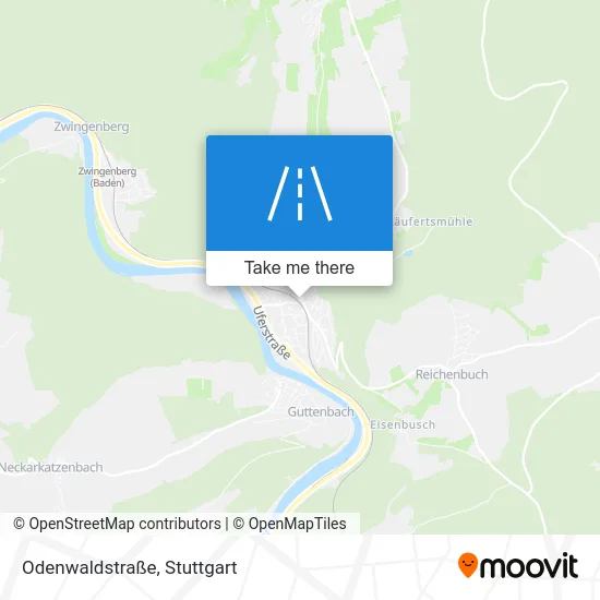 Карта Odenwaldstraße