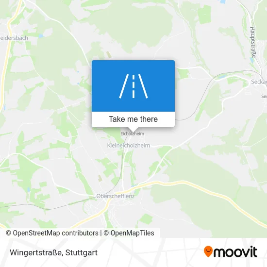 Карта Wingertstraße