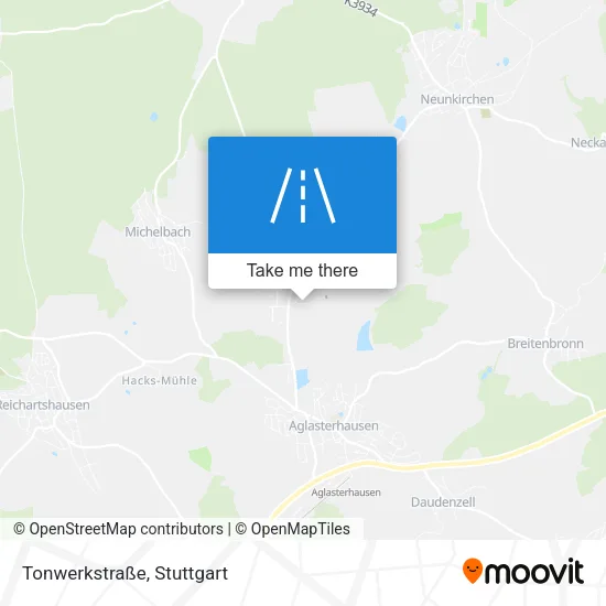 Карта Tonwerkstraße