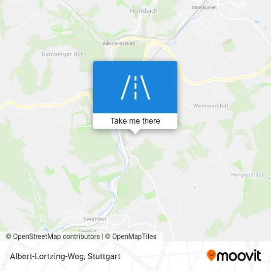 Карта Albert-Lortzing-Weg