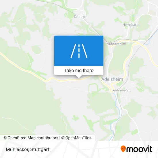 Карта Mühläcker