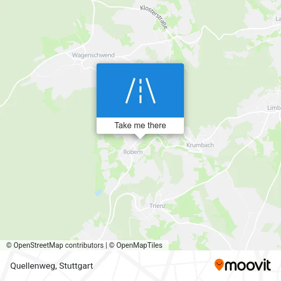 Карта Quellenweg