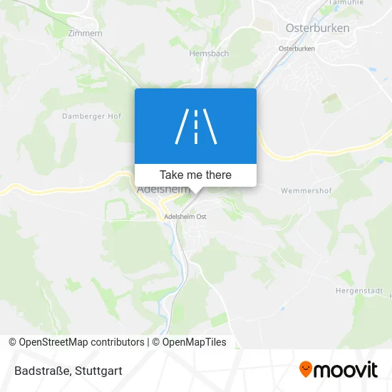 Карта Badstraße