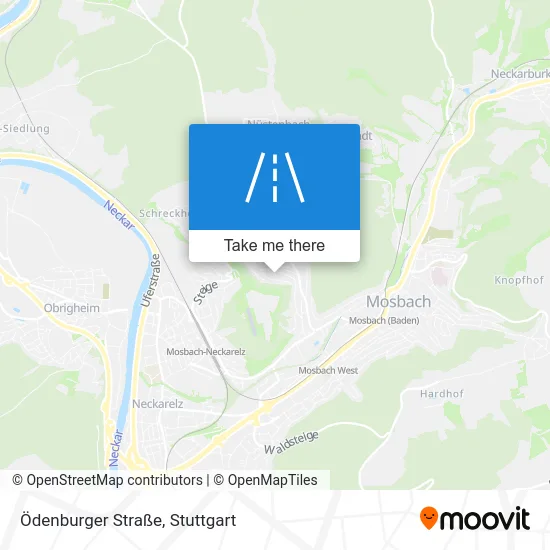 Карта Ödenburger Straße