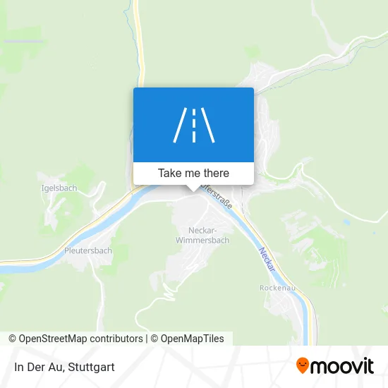 In Der Au map