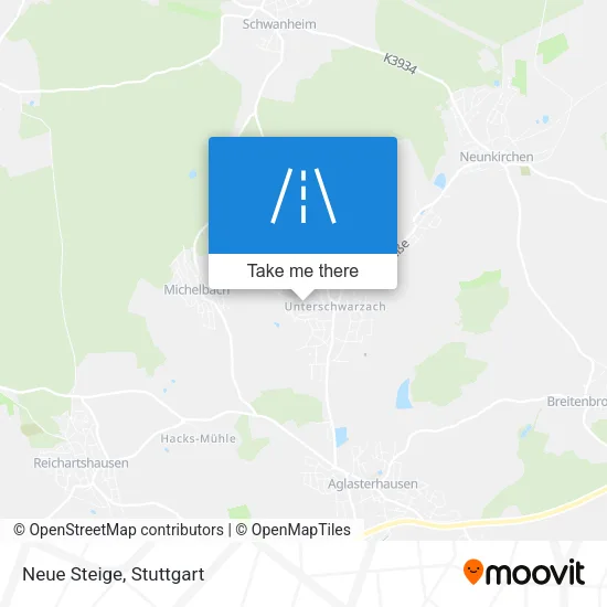 Карта Neue Steige