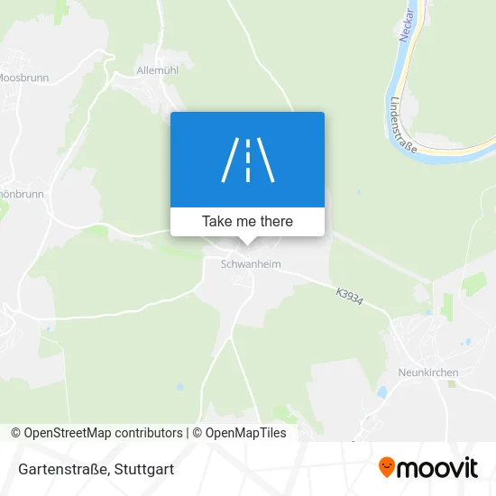 Карта Gartenstraße