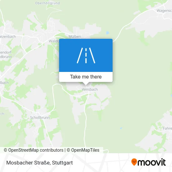 Карта Mosbacher Straße