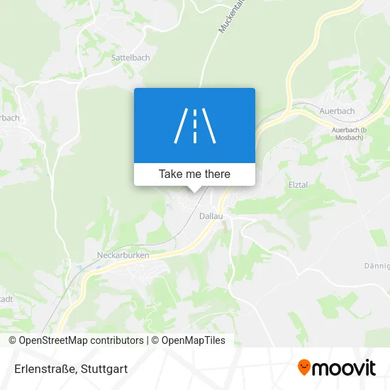 Карта Erlenstraße