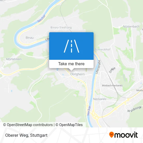 Карта Oberer Weg