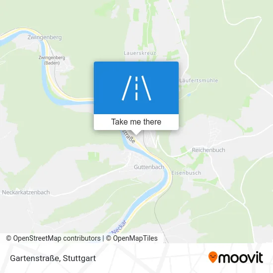 Карта Gartenstraße