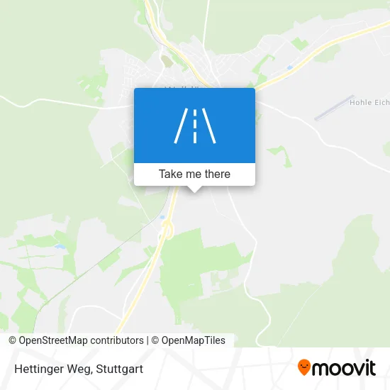 Карта Hettinger Weg