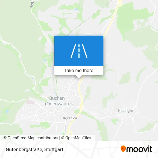 Карта Gutenbergstraße