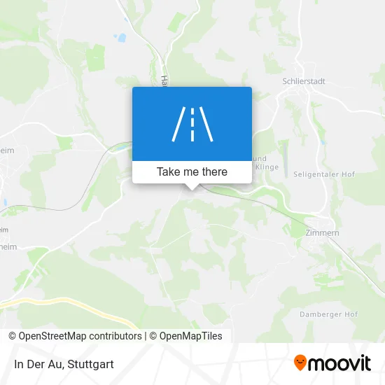 In Der Au map