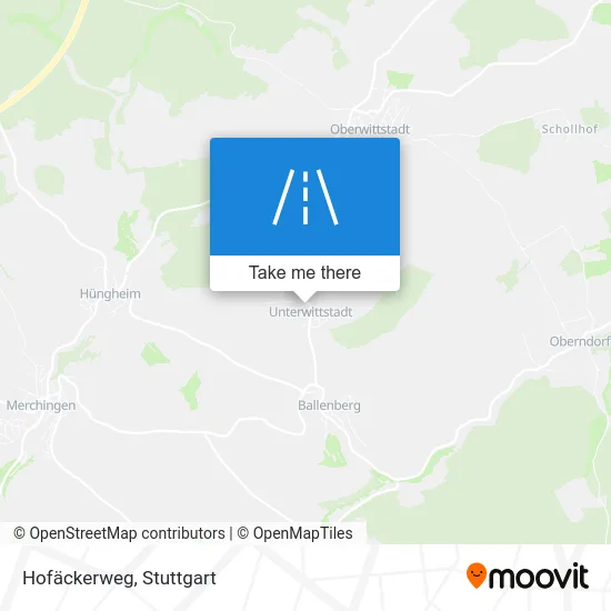 Карта Hofäckerweg