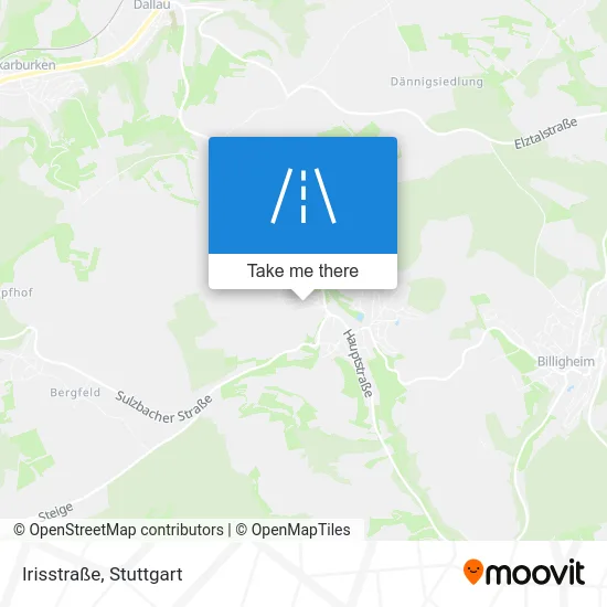 Карта Irisstraße