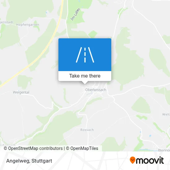Angelweg map