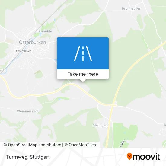 Turmweg map