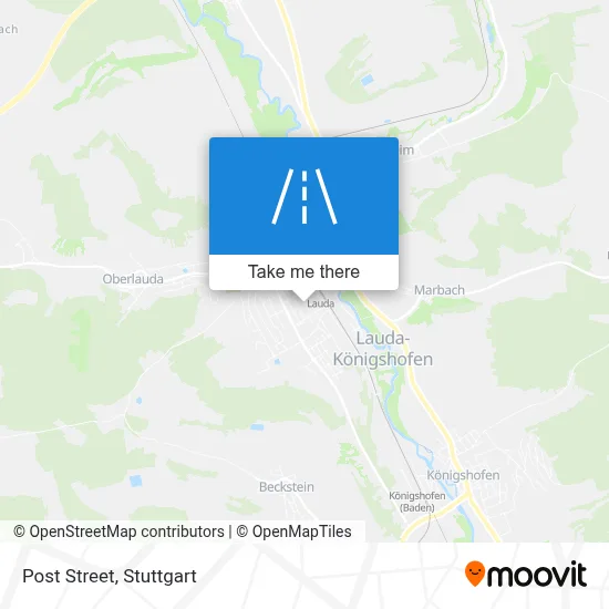 Poststraße map