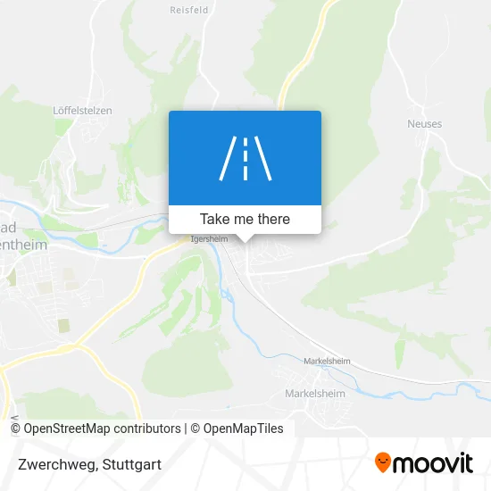 Карта Zwerchweg