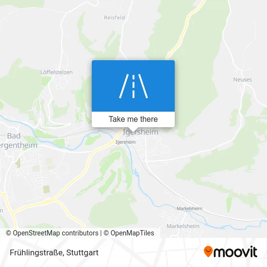 Карта Frühlingstraße
