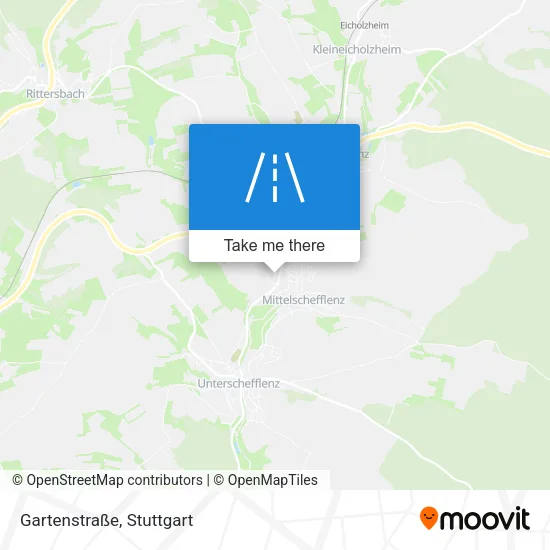 Карта Gartenstraße