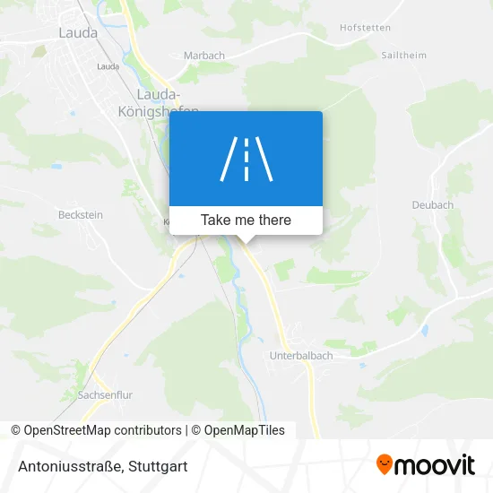 Карта Antoniusstraße