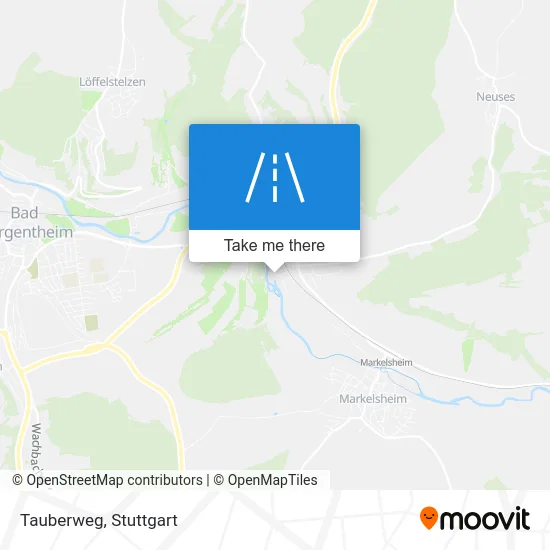 Карта Tauberweg
