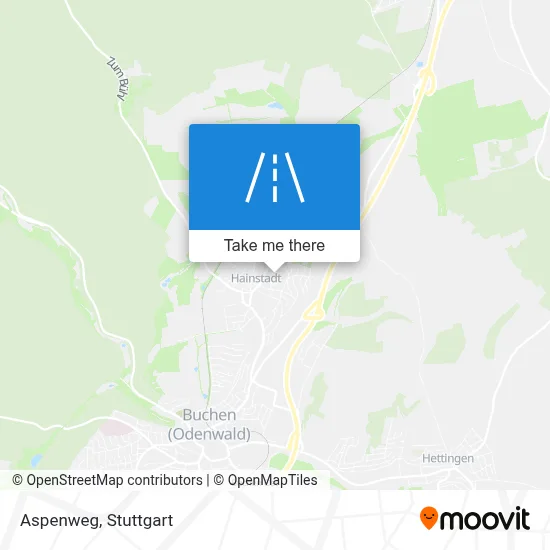 Aspenweg map
