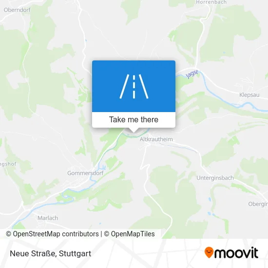 Карта Neue Straße