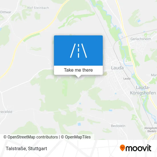 Карта Talstraße