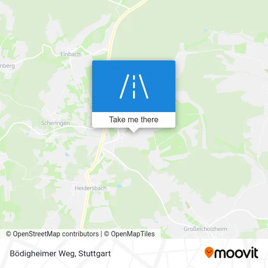 Карта Bödigheimer Weg