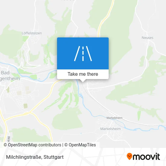 Карта Milchlingstraße