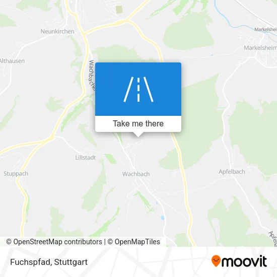 Карта Fuchspfad