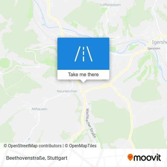 Карта Beethovenstraße