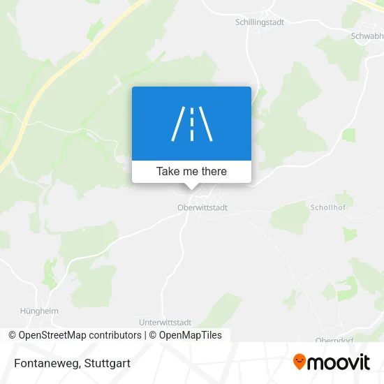 Карта Fontaneweg