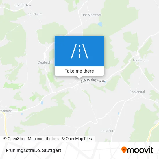 Карта Frühlingsstraße