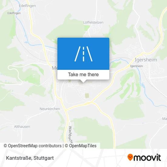 Карта Kantstraße