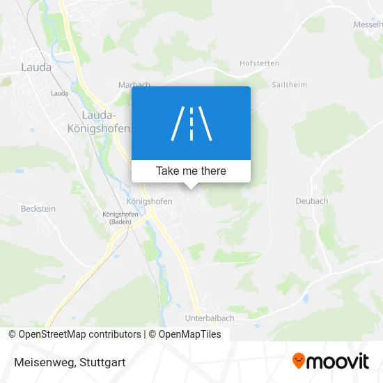 Карта Meisenweg