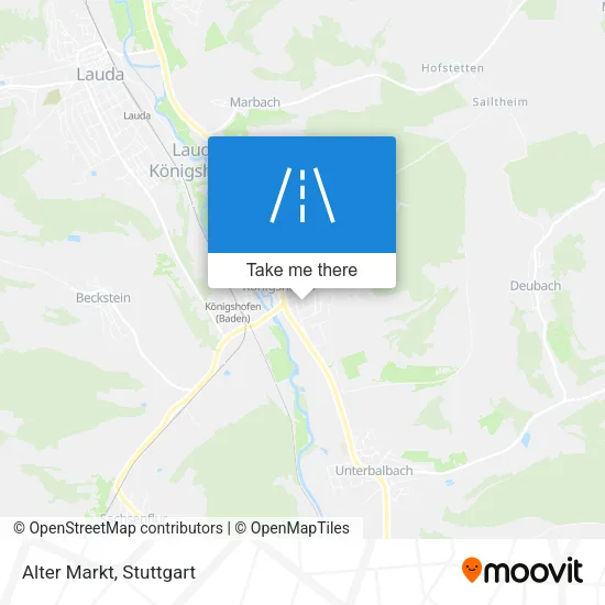 Карта Alter Markt