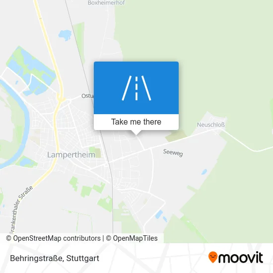 Карта Behringstraße
