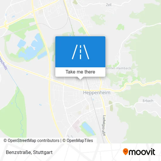 Карта Benzstraße